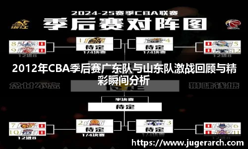 2012年CBA季后赛广东队与山东队激战回顾与精彩瞬间分析